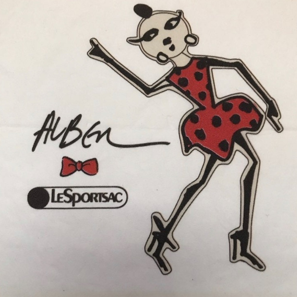 Alber Elbez x LeSport Sac keepsake napkin from New York fashion week